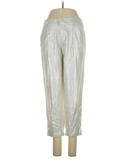 Pre-owned Alice And Olivia Alice + Olivia Casual Pants In Silver