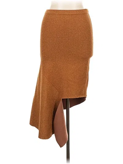 Pre-owned Alice And Olivia Alice + Olivia Casual Skirt In Brown