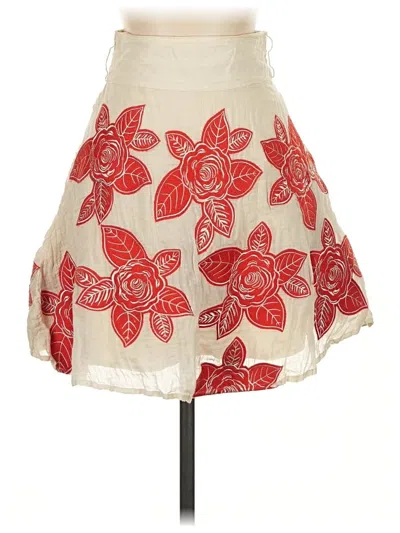 Pre-owned Alice And Olivia Alice + Olivia Casual Skirt In White