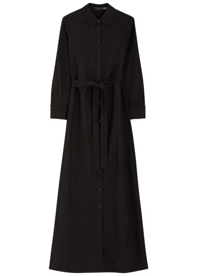 Alice And Olivia Alice + Olivia Chassidy Lyocell-blend Maxi Shirt Dress