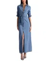 Alice And Olivia Alice + Olivia Chassidy Shirt Dress In Blue