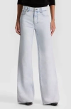 Alice And Olivia Alice + Olivia Chic High Waist Wide Leg Jeans In White