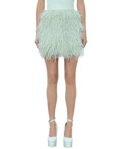 ALICE AND OLIVIA ALICE + OLIVIA CINA FEATHER SKIRT