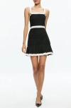Alice And Olivia Clarine Mini Dress In Black