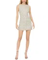 Alice And Olivia Alice + Olivia Clyde A-line Shift Dress In Gray