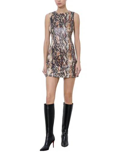 ALICE AND OLIVIA ALICE + OLIVIA CLYDE MIDI DRESS