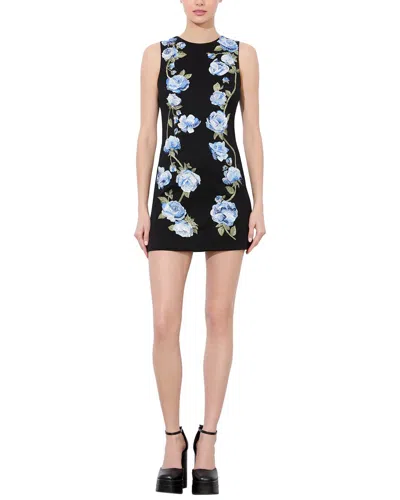 Alice And Olivia Alice + Olivia Clyde Shift Dress In Black
