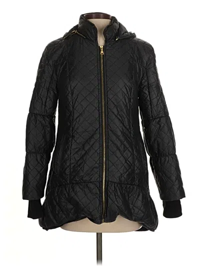 Pre-owned Alice And Olivia Alice + Olivia Coat In Black