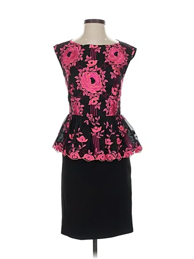 Pre-owned Alice And Olivia Alice + Olivia Cocktail Dress In Black