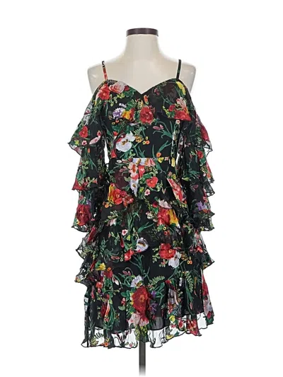 Pre-owned Alice And Olivia Alice + Olivia Cocktail Dress In Black