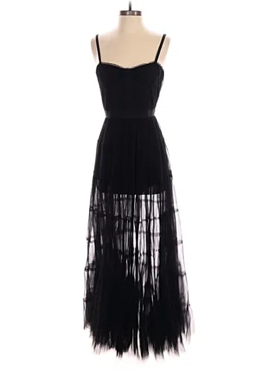 Pre-owned Alice And Olivia Alice + Olivia Cocktail Dress In Black