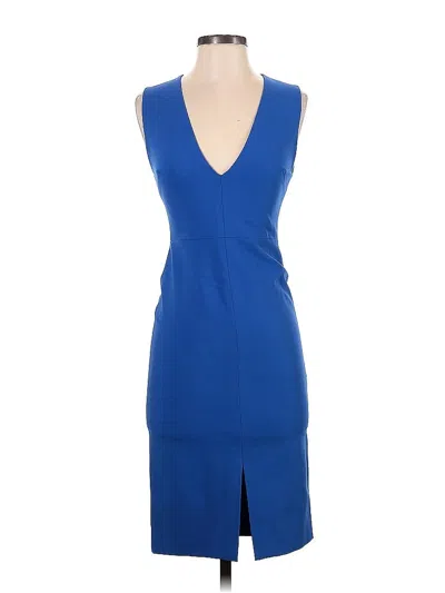 Pre-owned Alice And Olivia Alice + Olivia Cocktail Dress In Blue