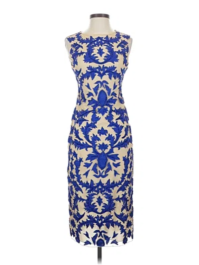 Pre-owned Alice And Olivia Alice + Olivia Cocktail Dress In Blue