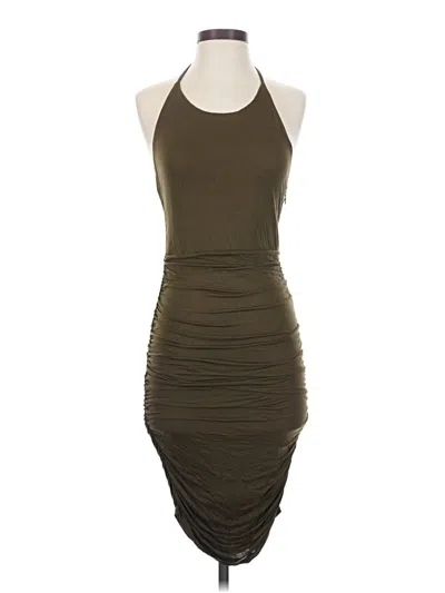 Pre-owned Alice And Olivia Alice + Olivia Cocktail Dress In Brown