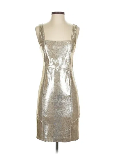 Pre-owned Alice And Olivia Alice + Olivia Cocktail Dress In Gold