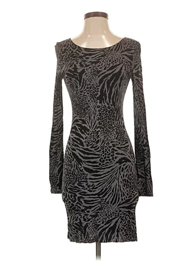 Pre-owned Alice And Olivia Alice + Olivia Cocktail Dress In Gray