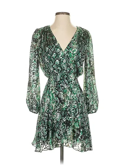 Pre-owned Alice And Olivia Alice + Olivia Cocktail Dress In Green