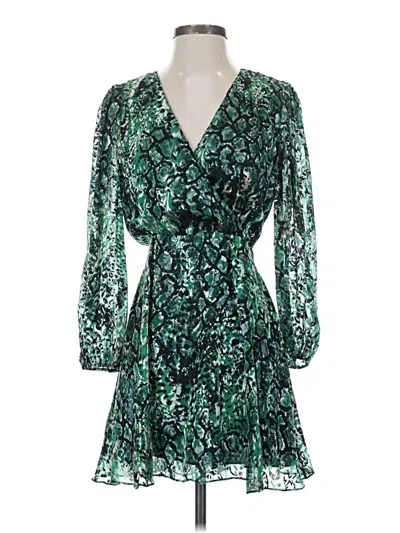 Pre-owned Alice And Olivia Alice + Olivia Cocktail Dress In Green