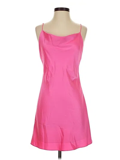 Pre-owned Alice And Olivia Alice + Olivia Cocktail Dress In Pink
