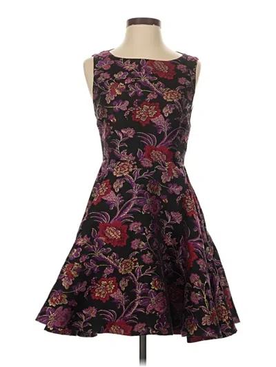 Pre-owned Alice And Olivia Alice + Olivia Cocktail Dress In Purple