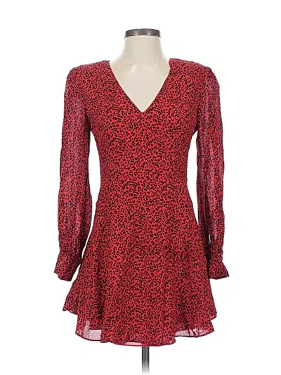 Pre-owned Alice And Olivia Alice + Olivia Cocktail Dress In Red