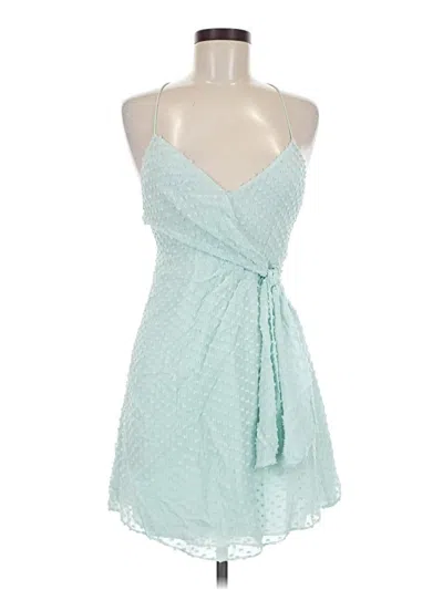 Pre-owned Alice And Olivia Alice + Olivia Cocktail Dress In Teal