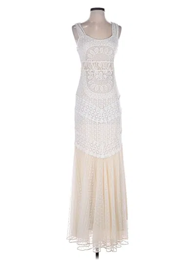 Pre-owned Alice And Olivia Alice + Olivia Cocktail Dress In White