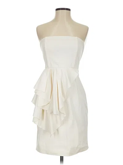 Pre-owned Alice And Olivia Alice + Olivia Cocktail Dress In White