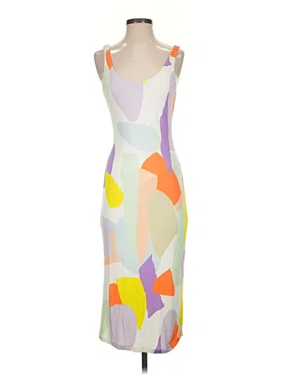 Pre-owned Alice And Olivia Alice + Olivia Cocktail Dress In White