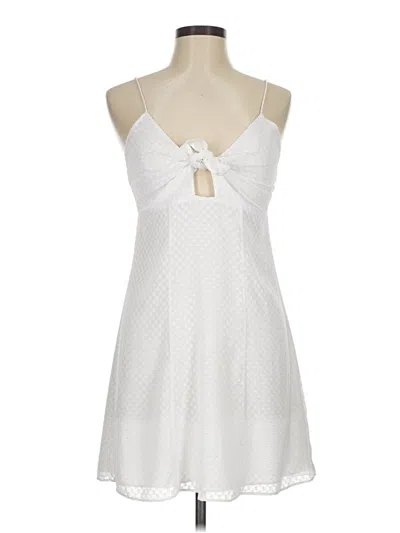 Pre-owned Alice And Olivia Alice + Olivia Cocktail Dress In White