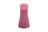 Alice And Olivia Alice + Olivia Coley Sleeveless Short Dress In Pink Polyester In Pink