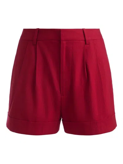 ALICE AND OLIVIA ALICE+OLIVIA CONRY LINEN BLEND SHORTS