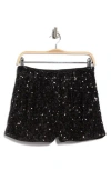 Alice And Olivia Alice + Olivia Conry Sequin Shorts In Black