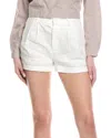Alice And Olivia Conry Relaxed Long Shorts In White