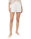 Alice And Olivia Conry Relaxed Long Shorts In White