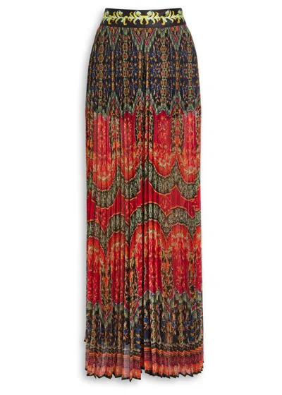 Alice And Olivia Alice + Olivia Copen Printed Semi-sheer Chiffon Trousers