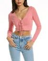 Alice And Olivia Cropped Pullover In Pink