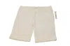 Alice And Olivia Alice + Olivia Cuffed Bermuda Shorts In White Cotton In White