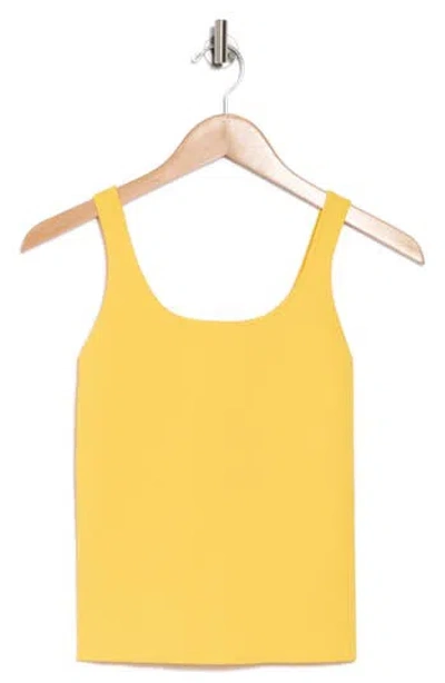 Alice And Olivia Alice + Olivia Daryn Sweater Tank In Yellow