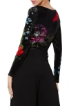 Alice And Olivia Delaina Top In In The Wind Floral