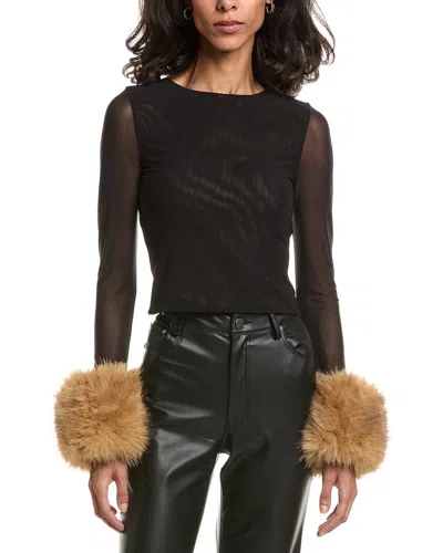 Alice And Olivia Alice + Olivia Delaina Top In Black