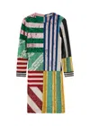 Alice And Olivia Delora Embellished Mini Dress In Multicoloured 1