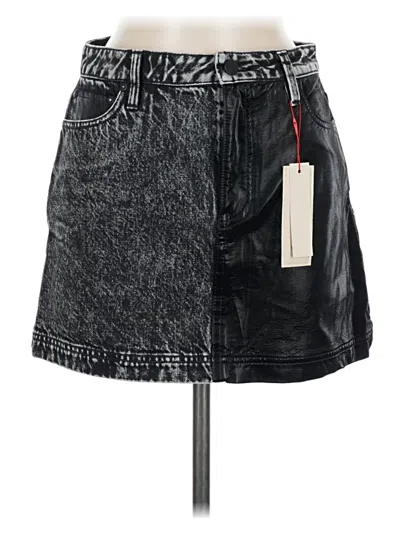 Alice And Olivia Alice + Olivia Denim Skirt In Animal Print