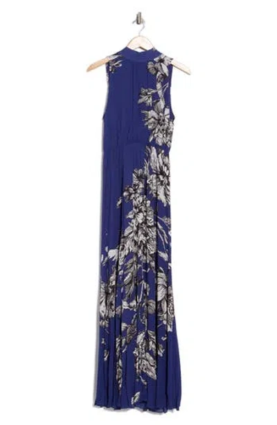 Alice And Olivia Alice + Olivia Dita Maxi Dress In Blue