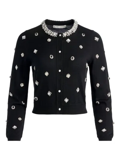 ALICE AND OLIVIA ALICE + OLIVIA DOLLIE WOOL CARDIGAN