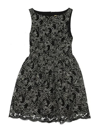 Pre-owned Alice And Olivia Kids' Alice + Olivia Dress In Black