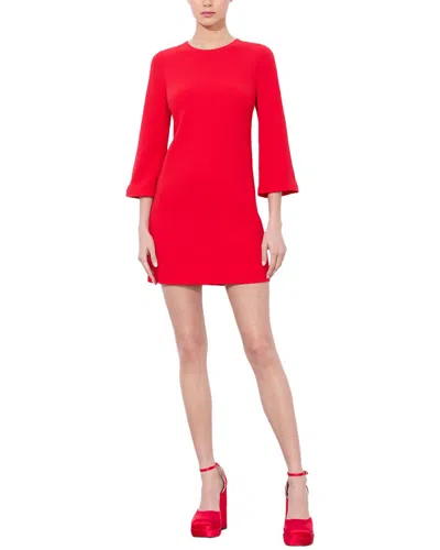 ALICE AND OLIVIA ALICE + OLIVIA ELEONORA FLARE SLEEVE SLIM MINI DRESS