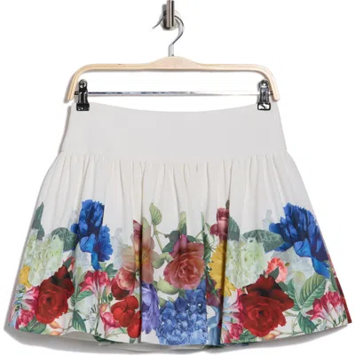Alice And Olivia Alice + Olivia Ella Drop Waist Miniskirt In Multi