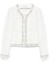 Alice And Olivia Embroidered Short Jacket