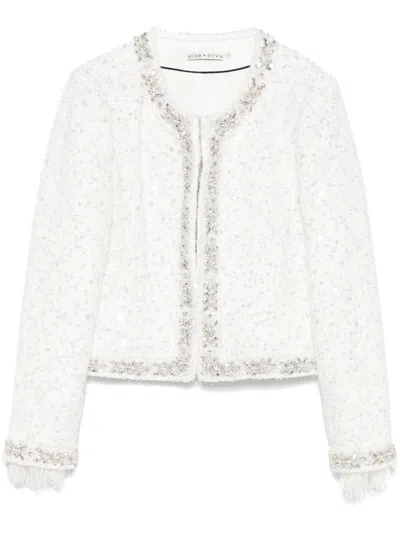 ALICE AND OLIVIA ALICE + OLIVIA EMBROIDERED SHORT JACKET